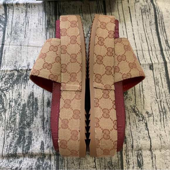 Gucci GiGi Platform Sandals Slippers - Picture 5 of 8